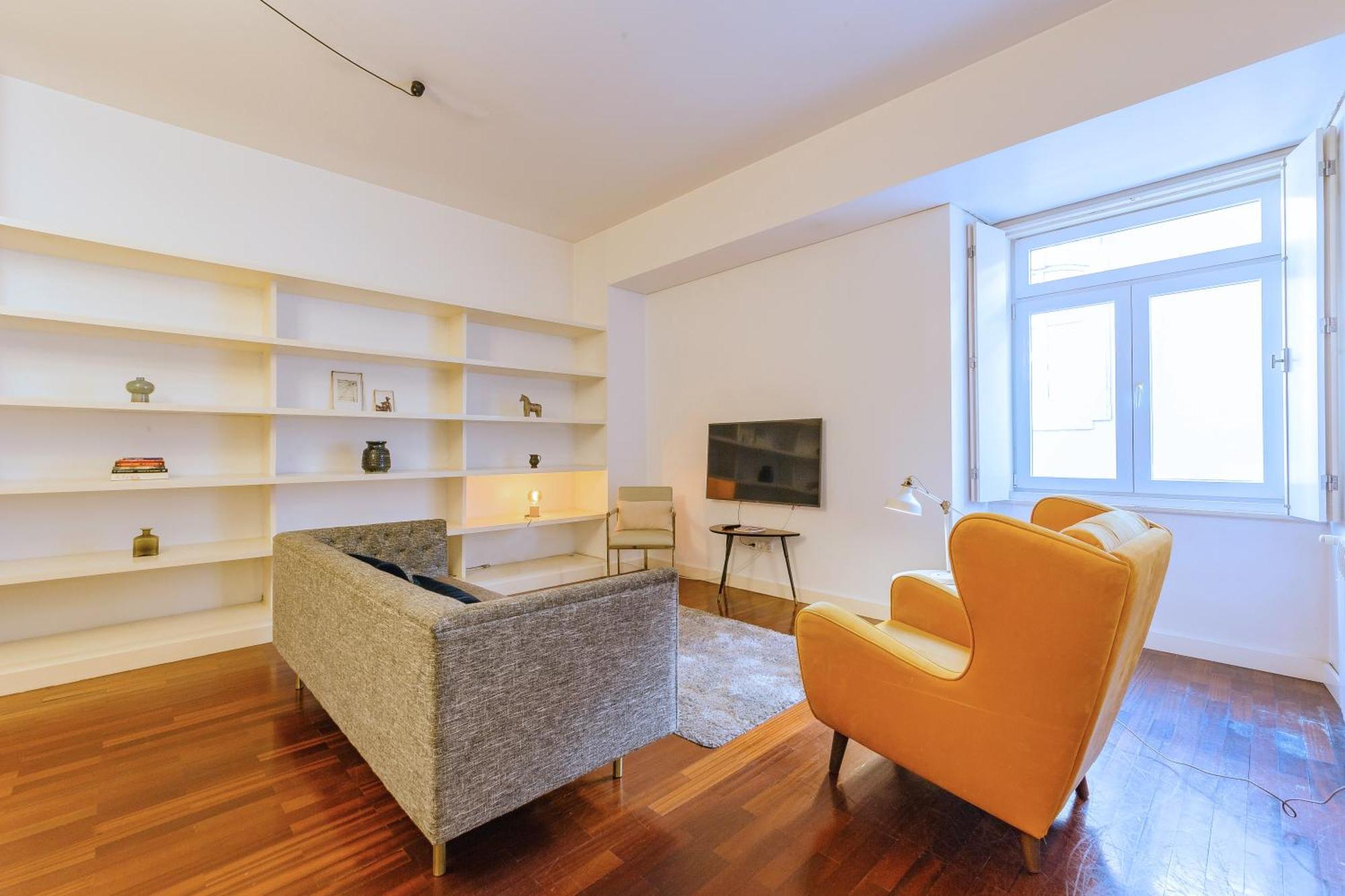 Chiado 2 Bedroom Elegant Apartment Lisbon Luaran gambar